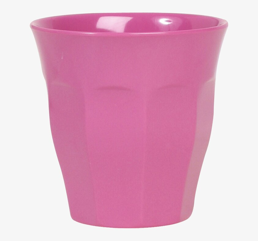 Mugg Hallon från Rice i melamin, rosa och hållbar design