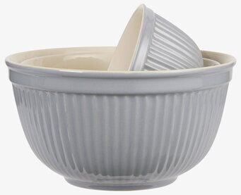 Skålset Mynte French Grey från IB Laursen, staplade skålar