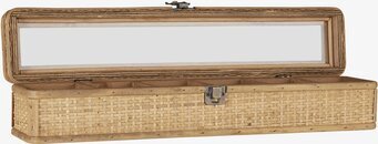 Smyckeskrin 6 Fack från IB Laursen i flätade naturmaterial