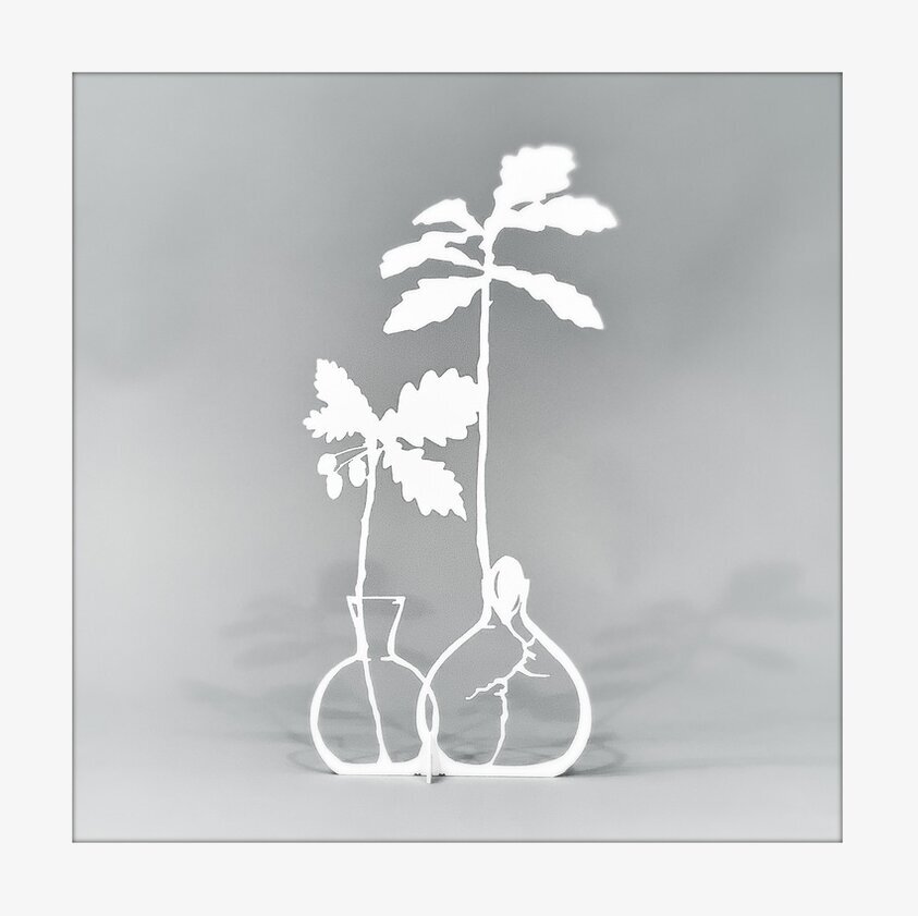 #ÄlskaPlåt Ekollon Vit från Älskaplåt, vit plåtdekoration