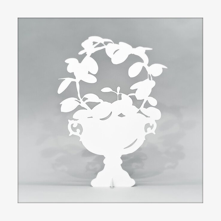 #ÄlskaPlåt Porslinsblomma Stor Vit från varumärket Älskaplåt