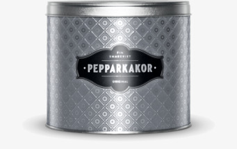 Pepparkakor Matt Grafitgrå 430 G från Finsmakeriet