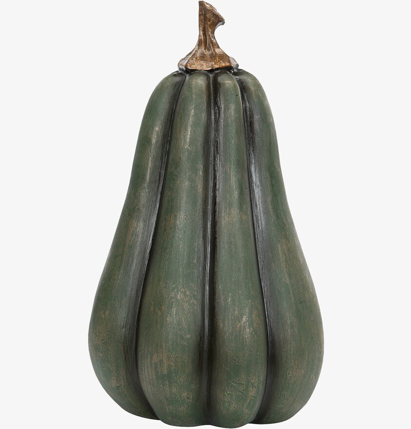 Pumpa Grön Avlång Poly från A Lot Decoration mot vit bakgrund