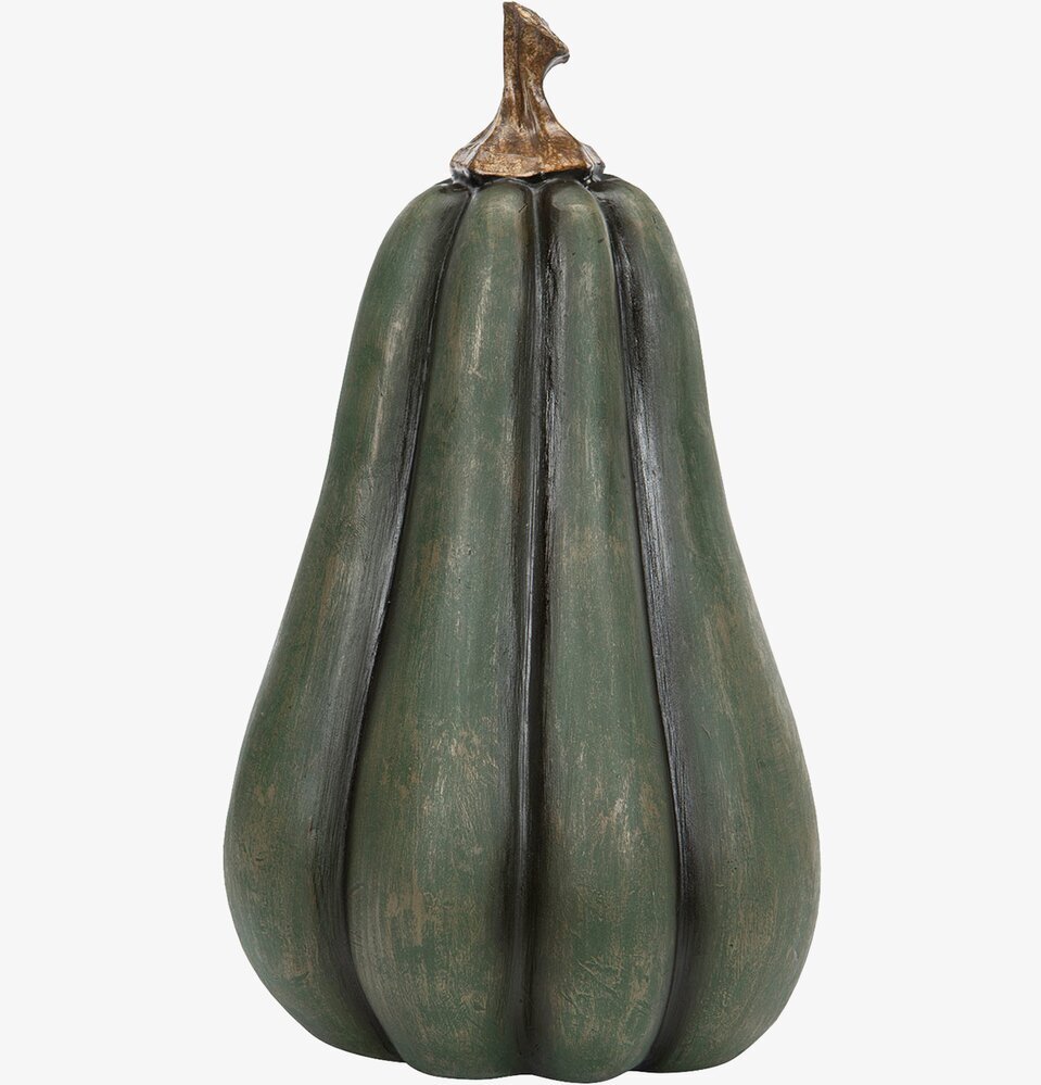 Pumpa Grön Avlång Poly från A Lot Decoration mot vit bakgrund