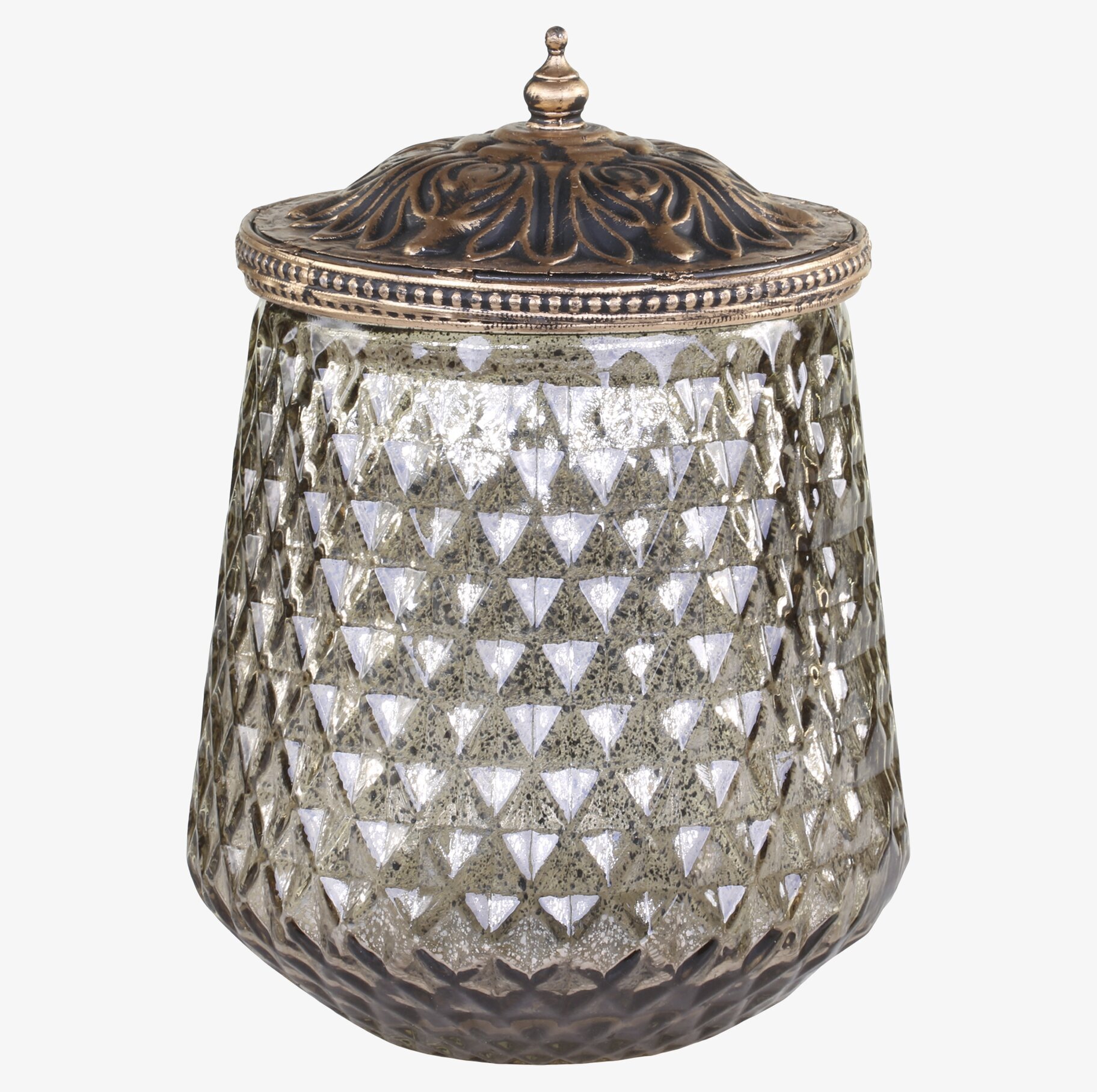 Förvaringsburk Med Pärlkant Stor från Chic Antique