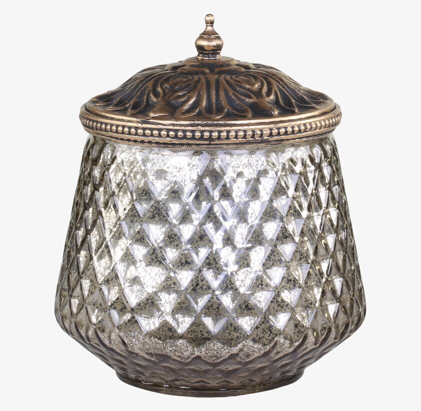 Förvaringsburk Med Pärlkant Liten från Chic Antique