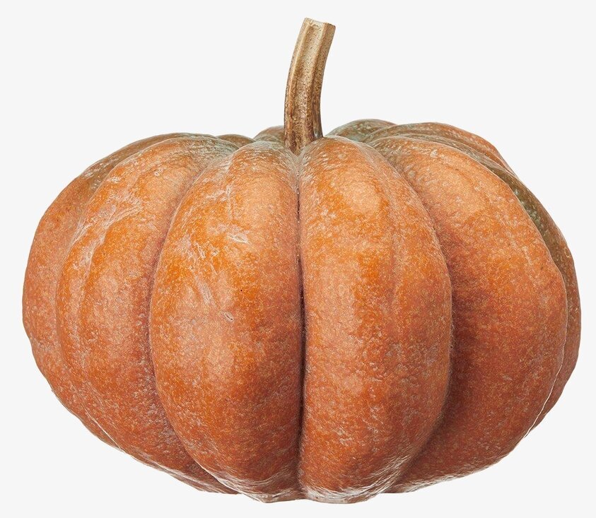 Pumpa Orange Poly från Wikholm Form mot vit bakgrund