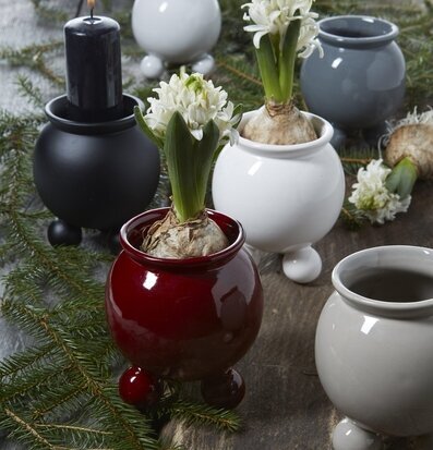 Anya Kruka Röd S Wikholm Form Krukor Örtkrukor Glaskrukor