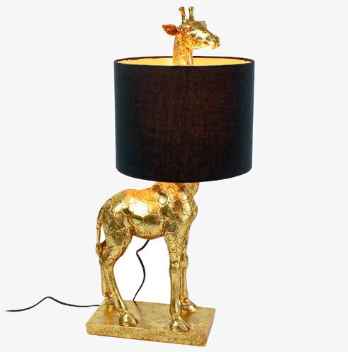 Lampa Giraff Lucie Guld/Svart från Werner Voss på bord