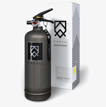 Brandsläckare 2 Kg Matt Grå från Eimdall på ljus bakgrund