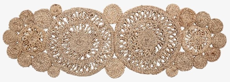 Bordsduk Valder Jute Natur från Bloomingville på bord