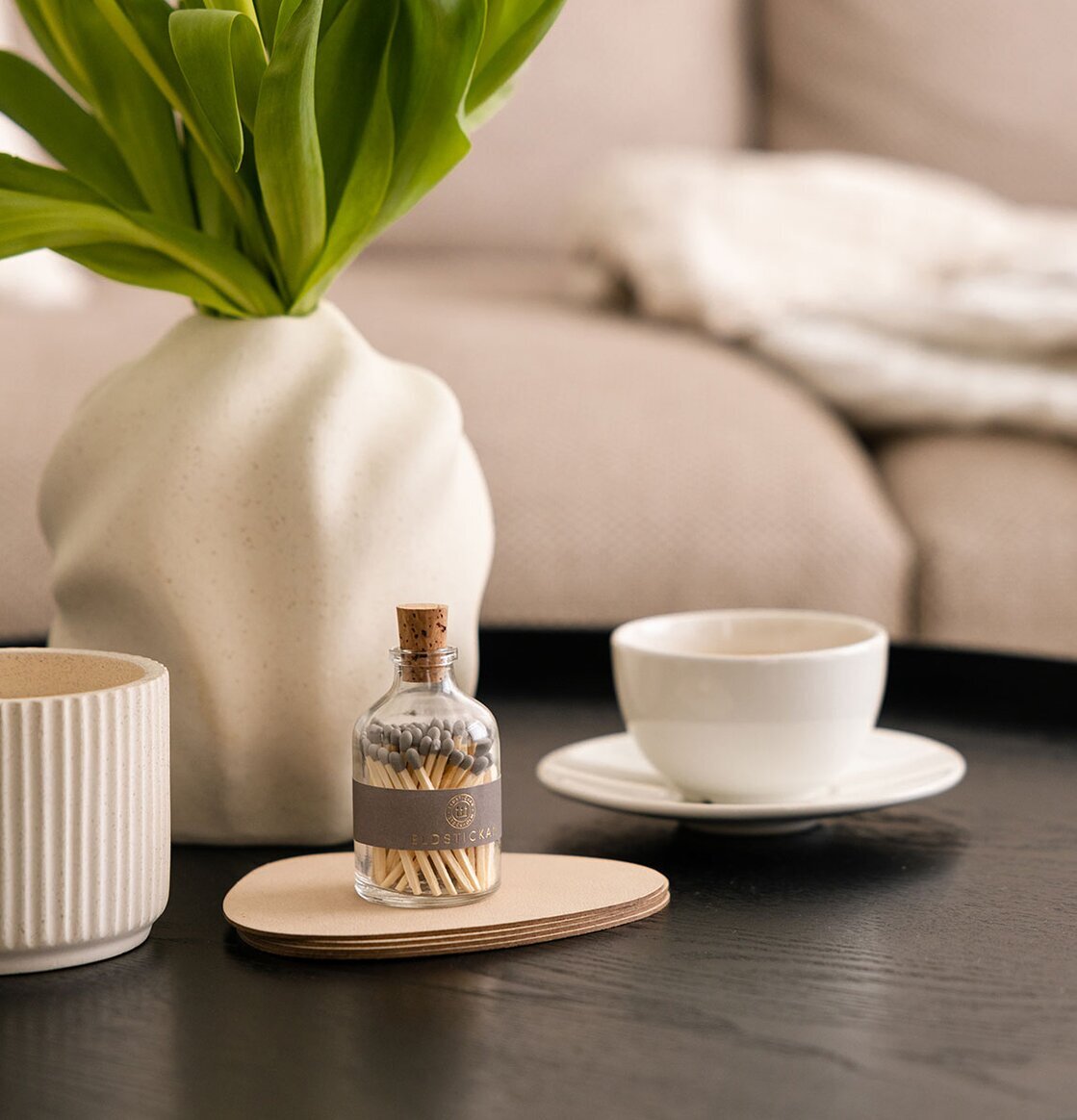 Tändstickor Liten Rund Klassisk Aska från Eldstickan