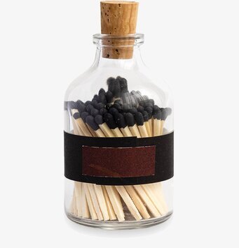 Tändstickor Liten Rund Klassisk Svart från Eldstickan