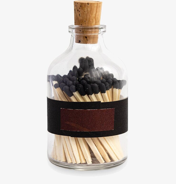 Tändstickor Liten Rund Klassisk Svart från Eldstickan