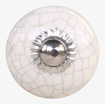 Knopp Silver från Chic Antique med krakelering och silverbeslag