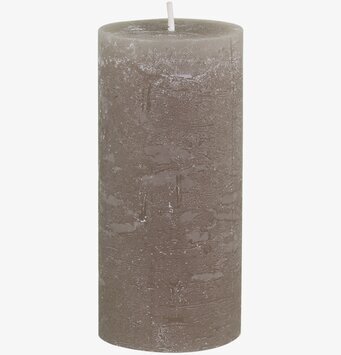 Blockljus Rustik Lin från Chic Antique med rustik yta