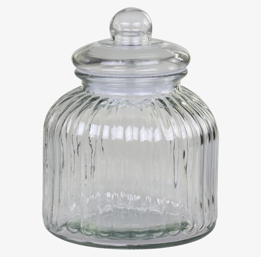 Glasburk Med Lock S från Chic Antique med reliefmönster