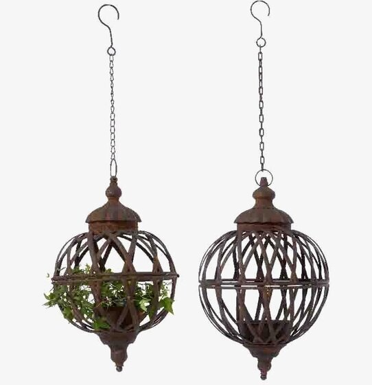 Torun Hängampel Set/2 Rost från Wikholm Form i metall