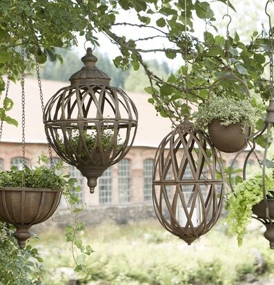 Torun Hängampel Set/2 Rost från Wikholm Form i träd