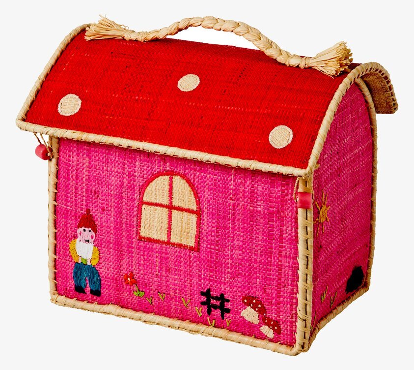 Förvaringshus Tomte från Rice, lekfull förvaring för barn