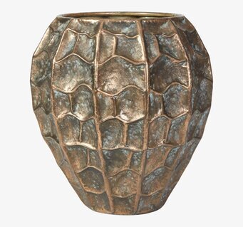 Vas Deco Antique från Speedtsberg med reptilmönstrad yta