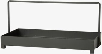 Bricka Med Handtag Svart från Speedtsberg med robust design