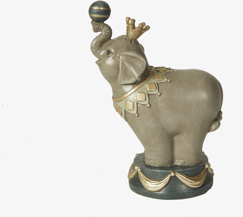 Sparbössa Elefant Grå från Speedtsberg med guldaccenter