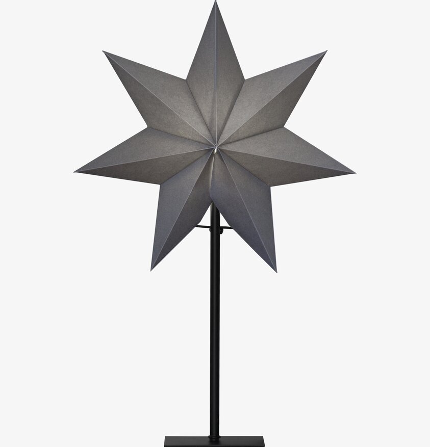 Bordsstjärna På Fot Ozen Grå från Star Trading på bord