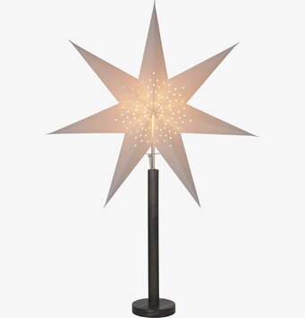 Stjärna På Fot Elice Brun Star Trading Julstjärnor Adventsstjärna Bordstjärna