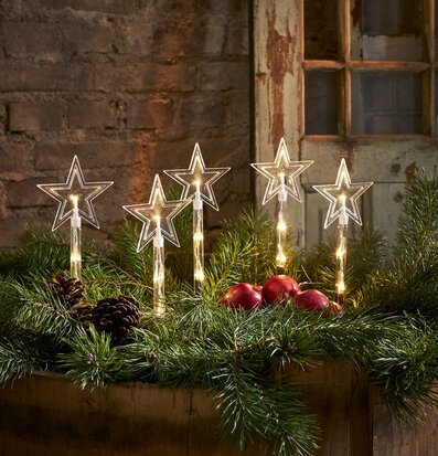 Utomhusdekoration Wandy Star från Star Trading i trädgård