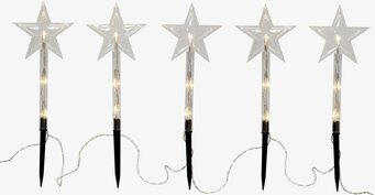 Utomhusdekoration Wandy Star från Star Trading i trädgården