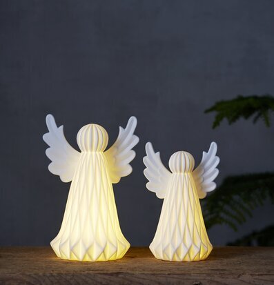 Bordsdekoration Vinter Stor från Star Trading med änglar