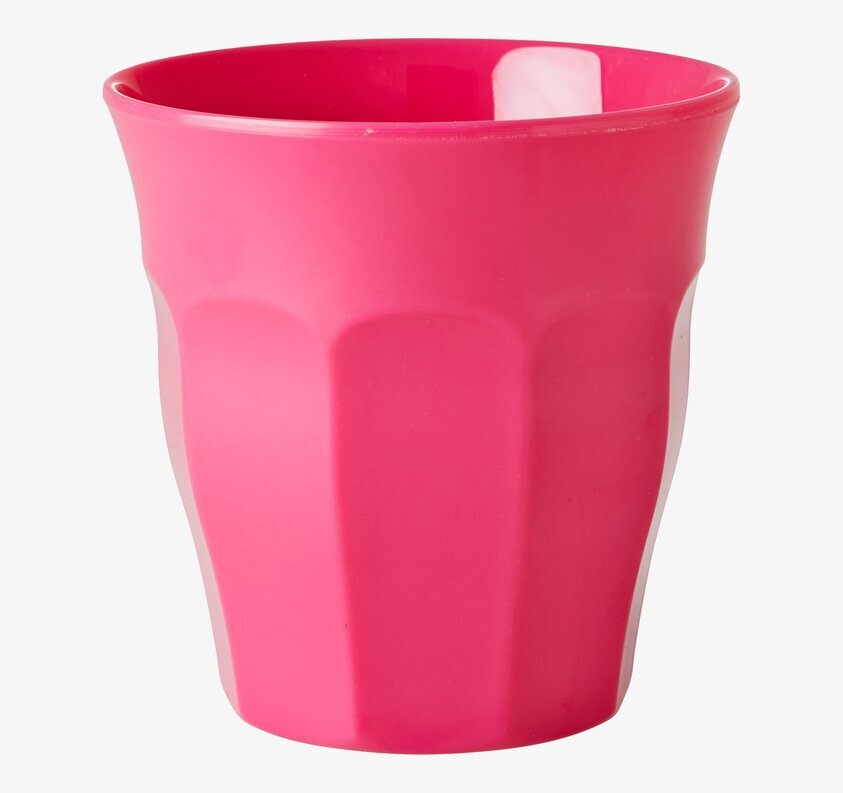 Liten mugg Fuchsia från Rice i livfull fuchsiarosa plast
