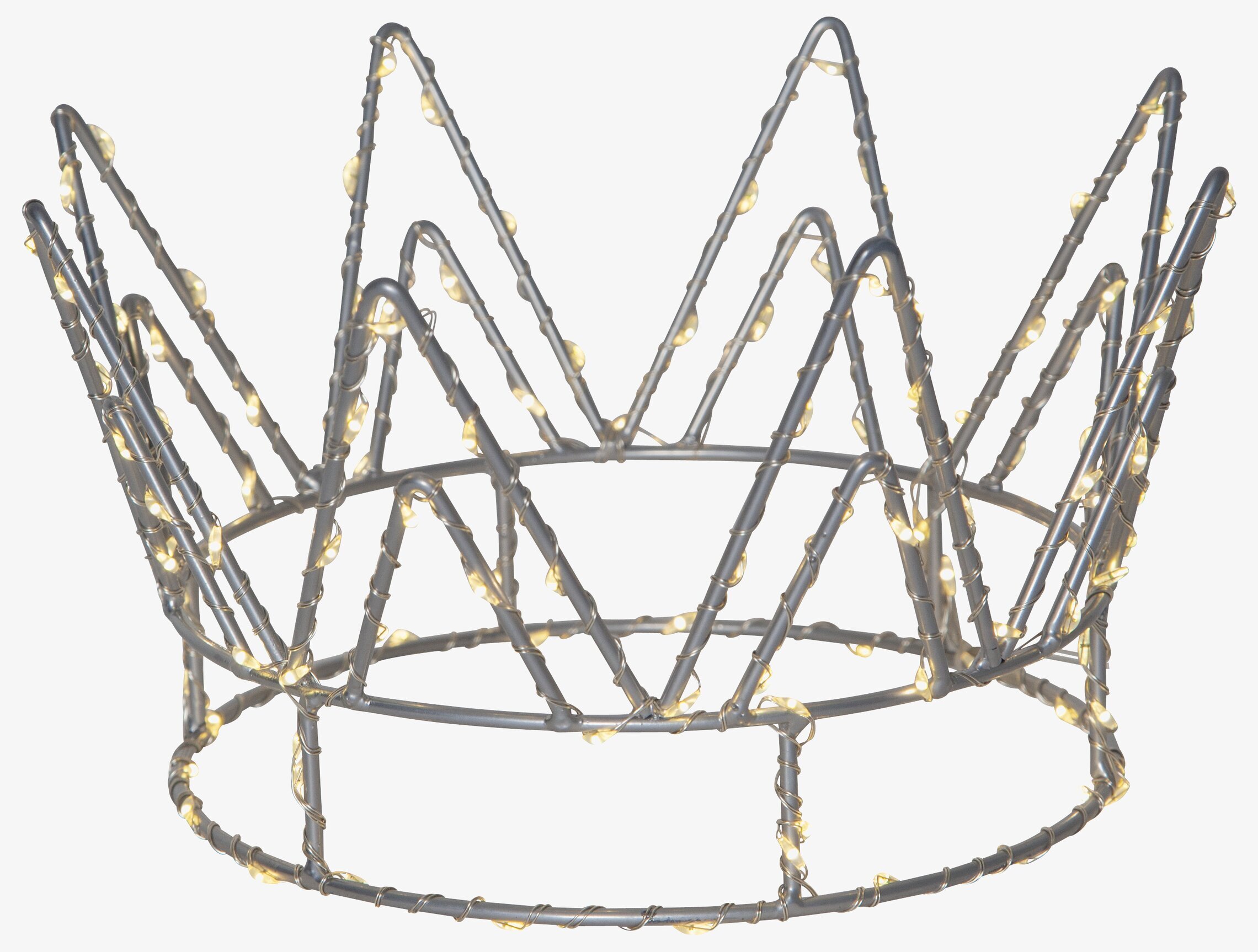 Bordsdekoration Crown Stor från Star Trading med LED-lampor