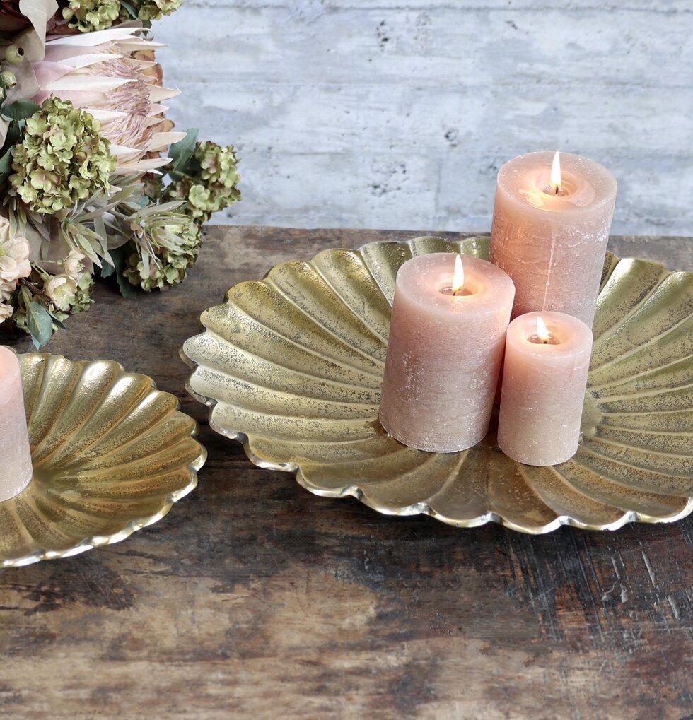 Fat Deko Mässing Stor från Chic Antique på rustikt träbord