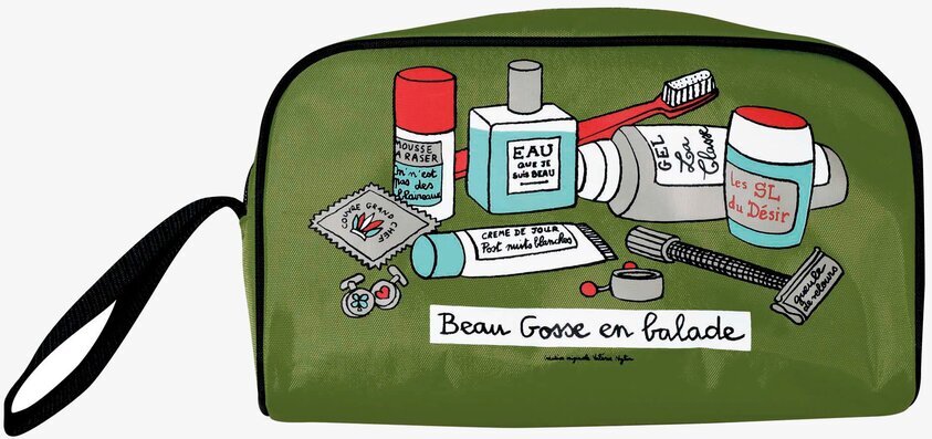 Necessär Killprylar grön från Derriére la porte med tryck