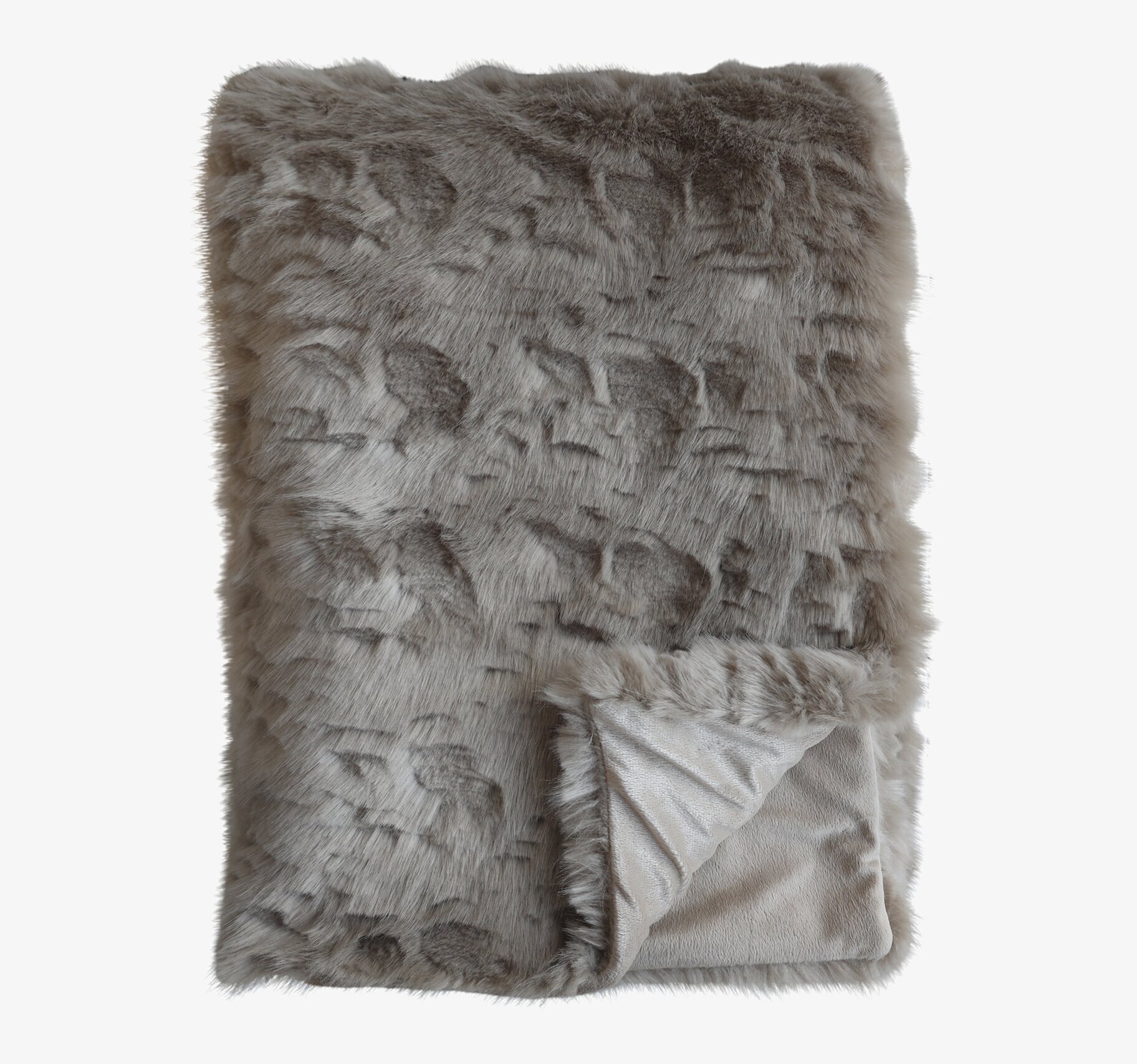 Pläd Antique Latte från Chic Antique med lyxig och mjuk yta