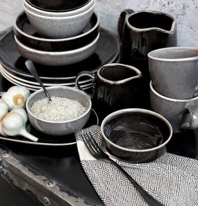 Handduk Hamam Mini Fransk Grå från Chic Antique i köksmiljö