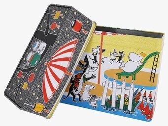 Plåtburk Kaffefilter - Skördefest från Moomin by Martinex