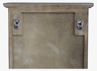 Bild av nyckelskåp med griffeltavla och antik finish