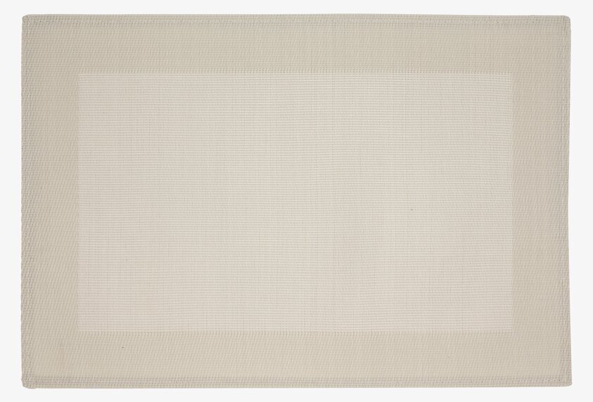 Tablett Stina stengrå från Dixie med vävt mönster och ram