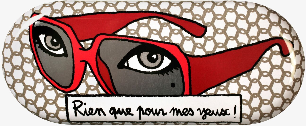 Glasögonfodral Rosa från Derriére la porte med unik design