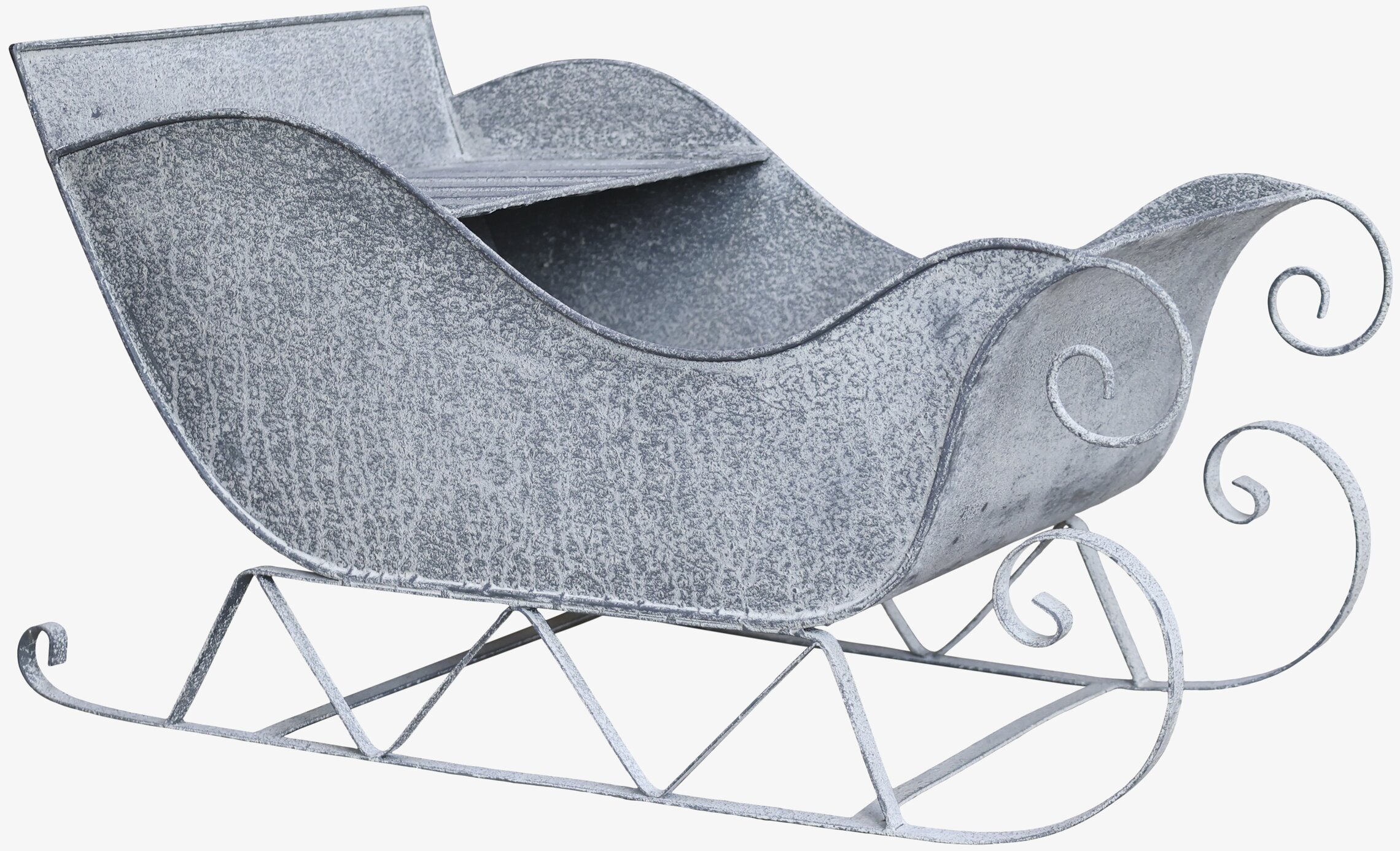 Släde Antik Zink från Chic Antique med patinerad yta