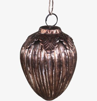 Julkula Dekor Antique Mocca från Chic Antique i närbild