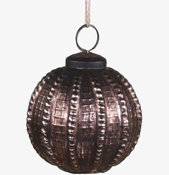 Julkula Antique Mocca från Chic Antique med räfflad textur