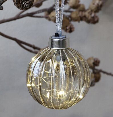 Julkula Glitter LED från Chic Antique med glittrande yta