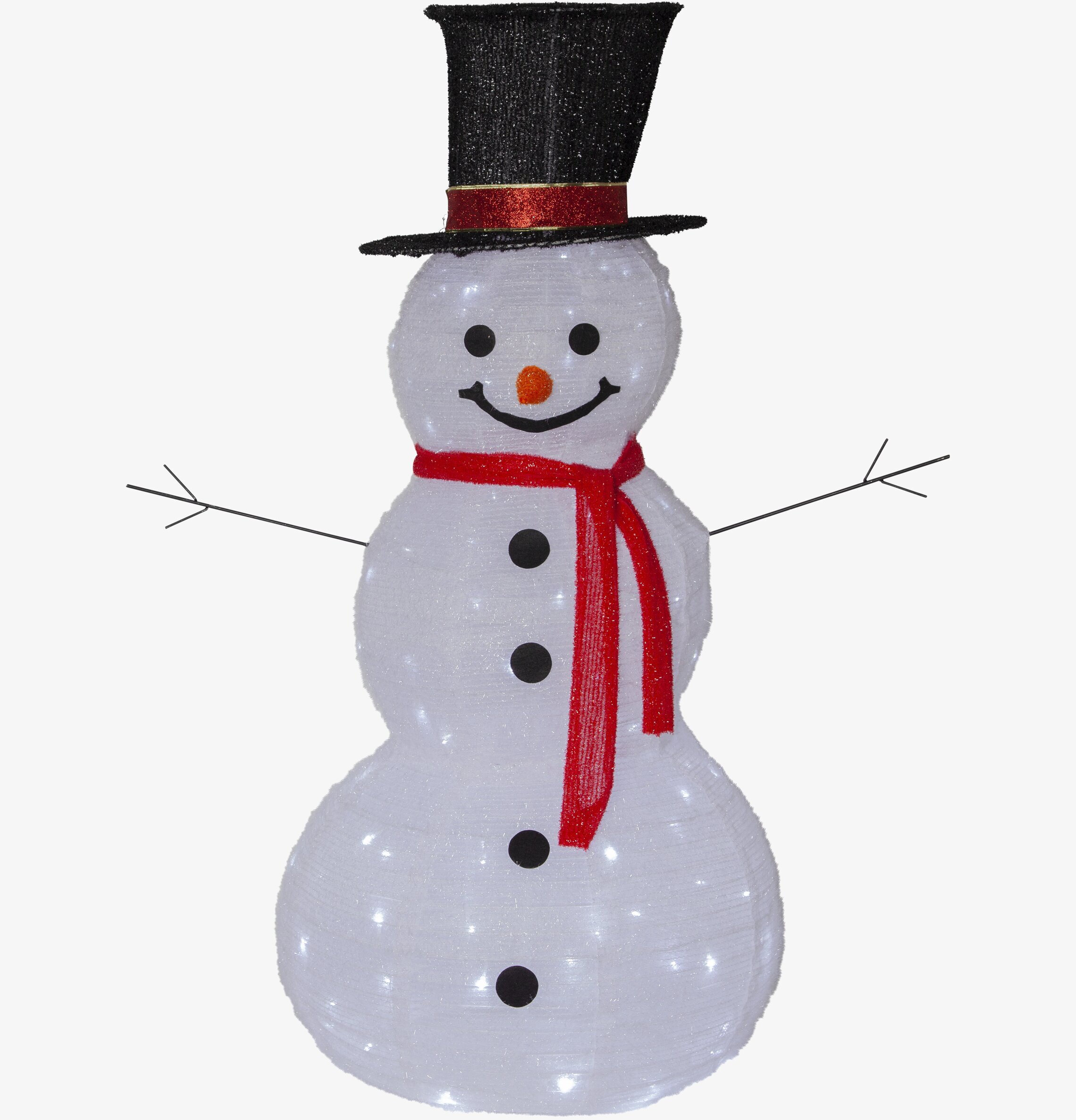 Utomhusbelysning Tecidy från Star Trading, snögubbe med LED