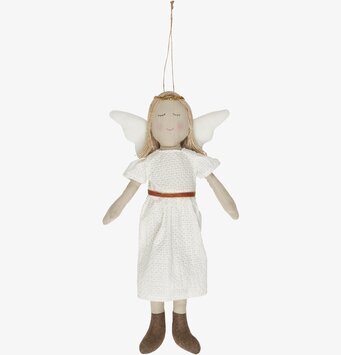 Ängel Gabrielle Stor från IB Laursen i vit klänning