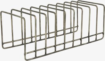 Tallrikshållare från IB Laursen med sju sektioner i metall