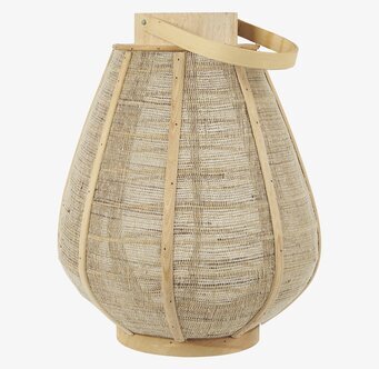 Bild av golvlykta med naturlig och stilren design